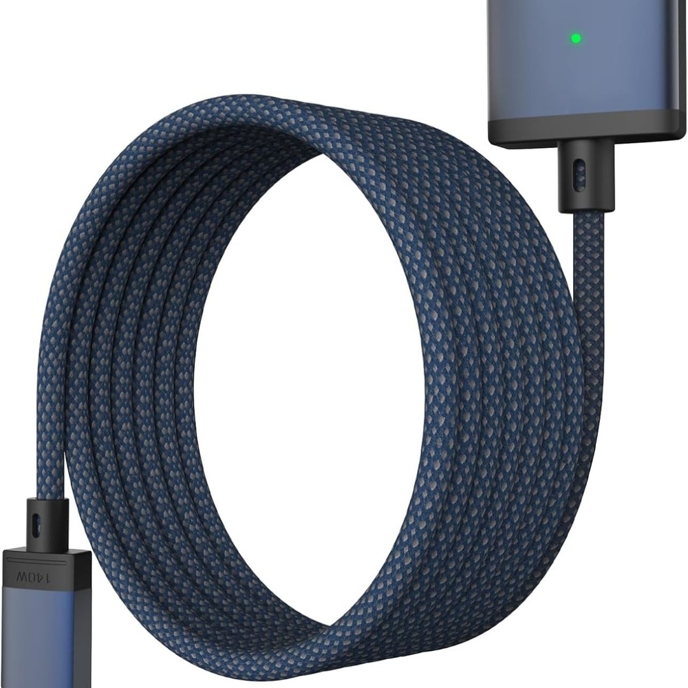 Braided Blue USB-C Cable